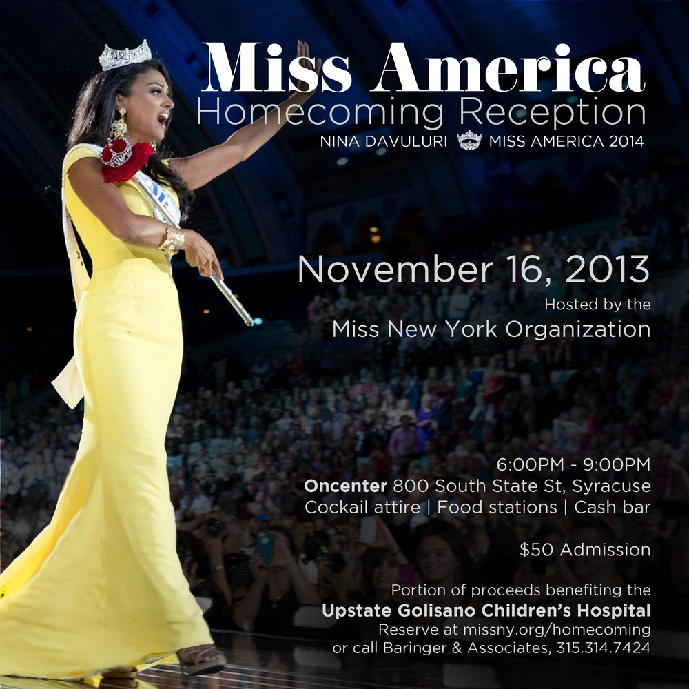 Miss America Nina Davuluri Homecoming 2013